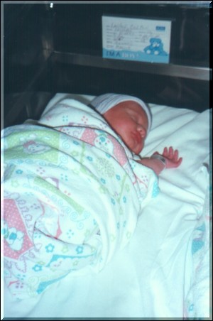 newborn, 2nd day in the hospital